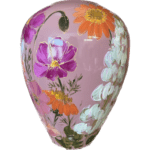 Kander luxe vaas flowermix mauve - Afbeelding 3