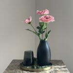 Tafel decoratie set zwart roze