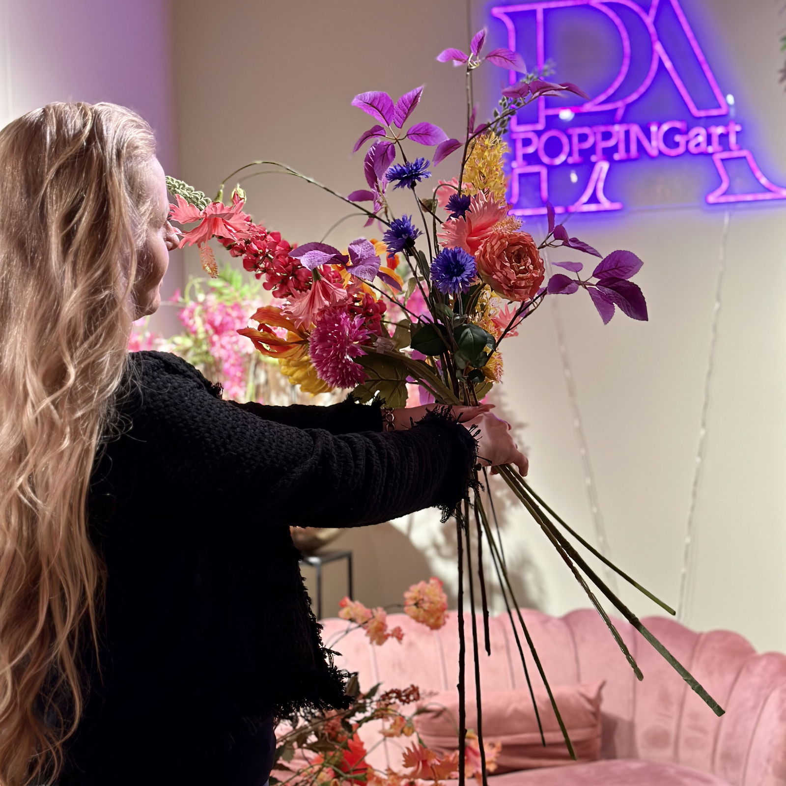 kunst bloemen boeket op maat door luxury lifestyle boutique