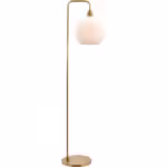 Xandy staande vloerlamp wit goud chique - Afbeelding 2