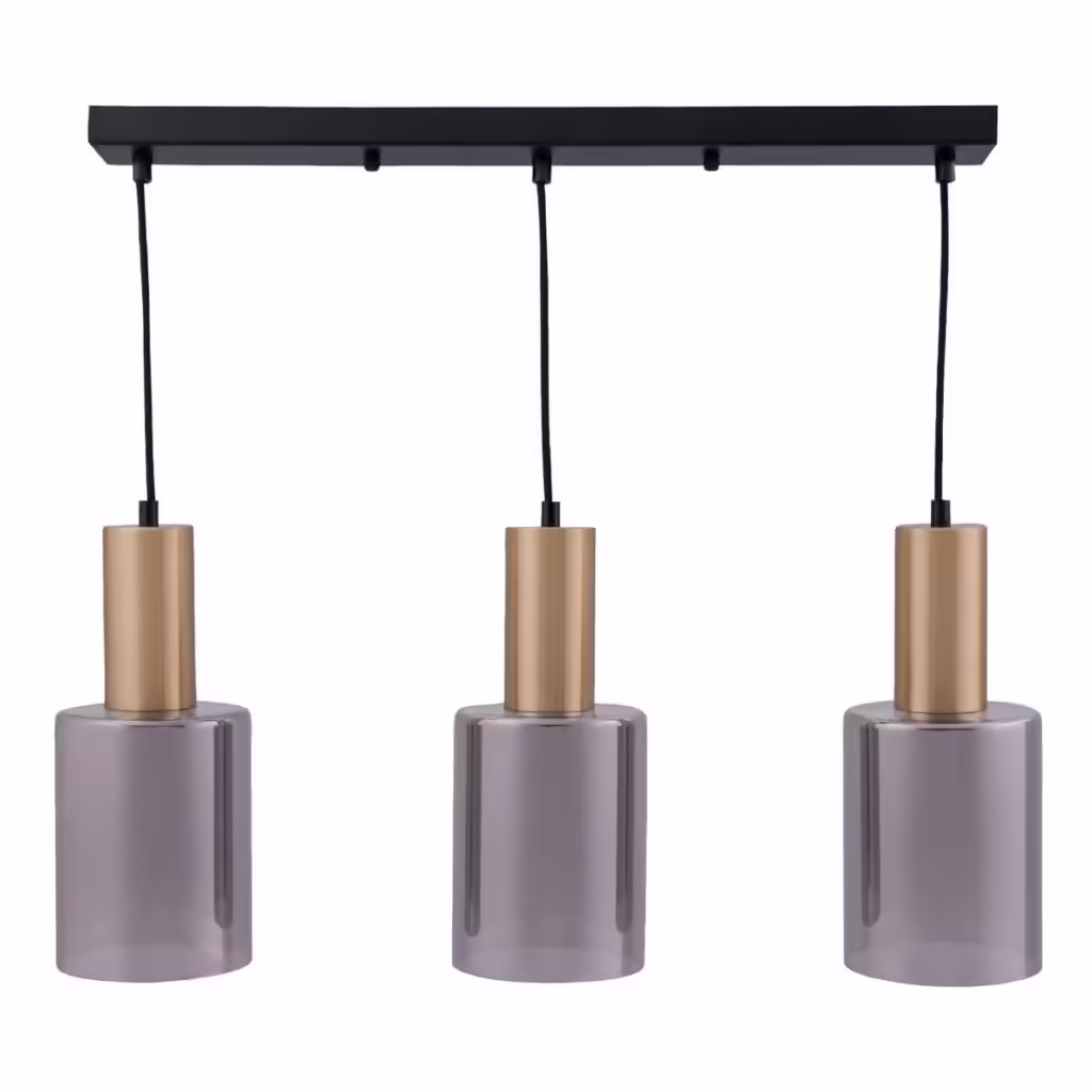 Vilmaris luxe hanglamp smoke goud hotel chique