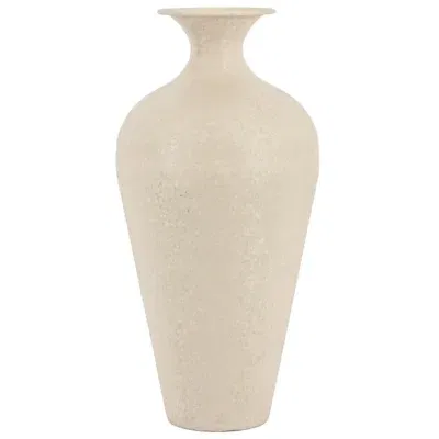 Beige vaas sand texture 9.5x17.5x40cm