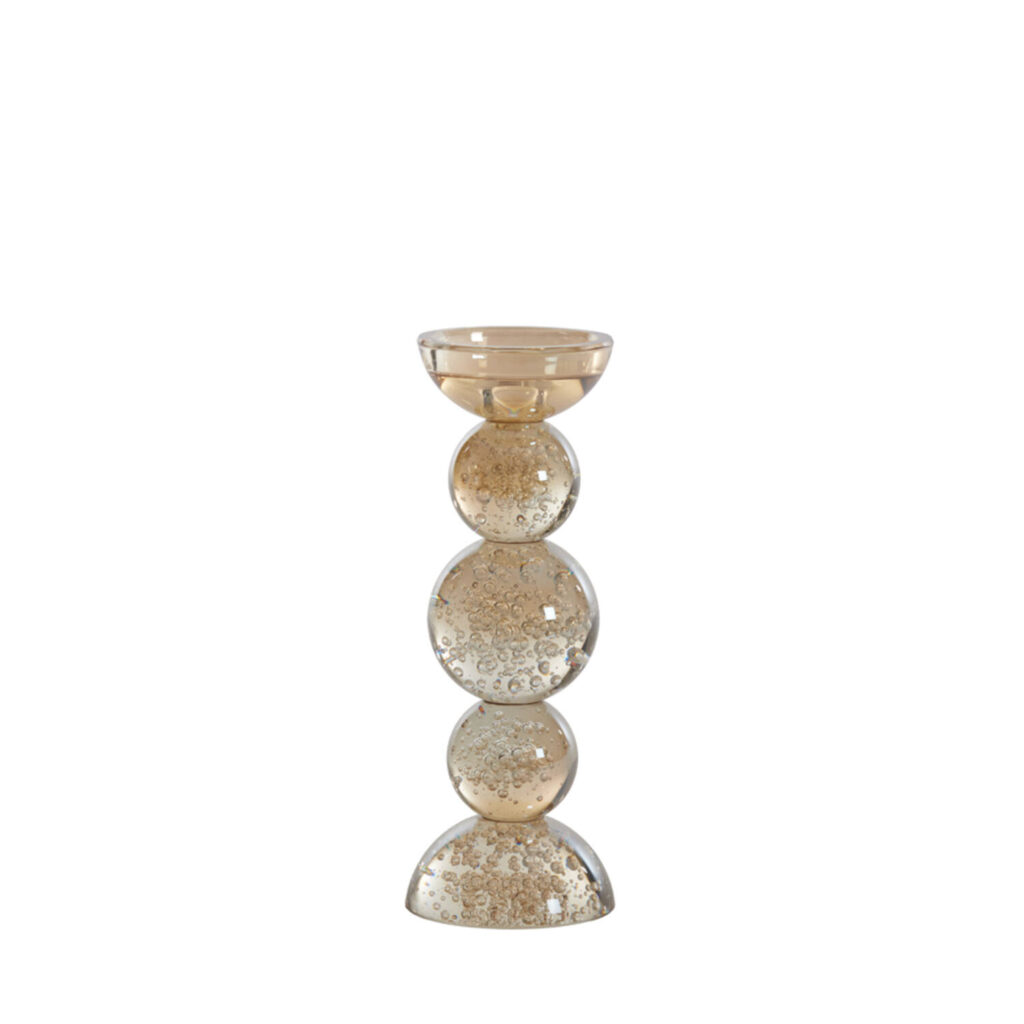 Light & Living | Kandelaar ITINGA glas amber luster M