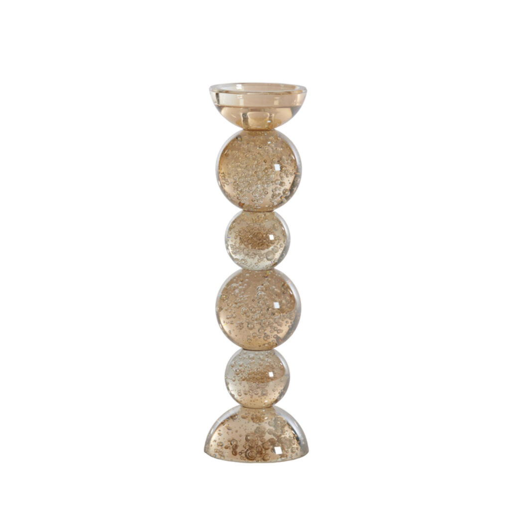 Light & Living | Kandelaar ITINGA glas amber luster L