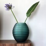 Chinko satin green groenen vaas