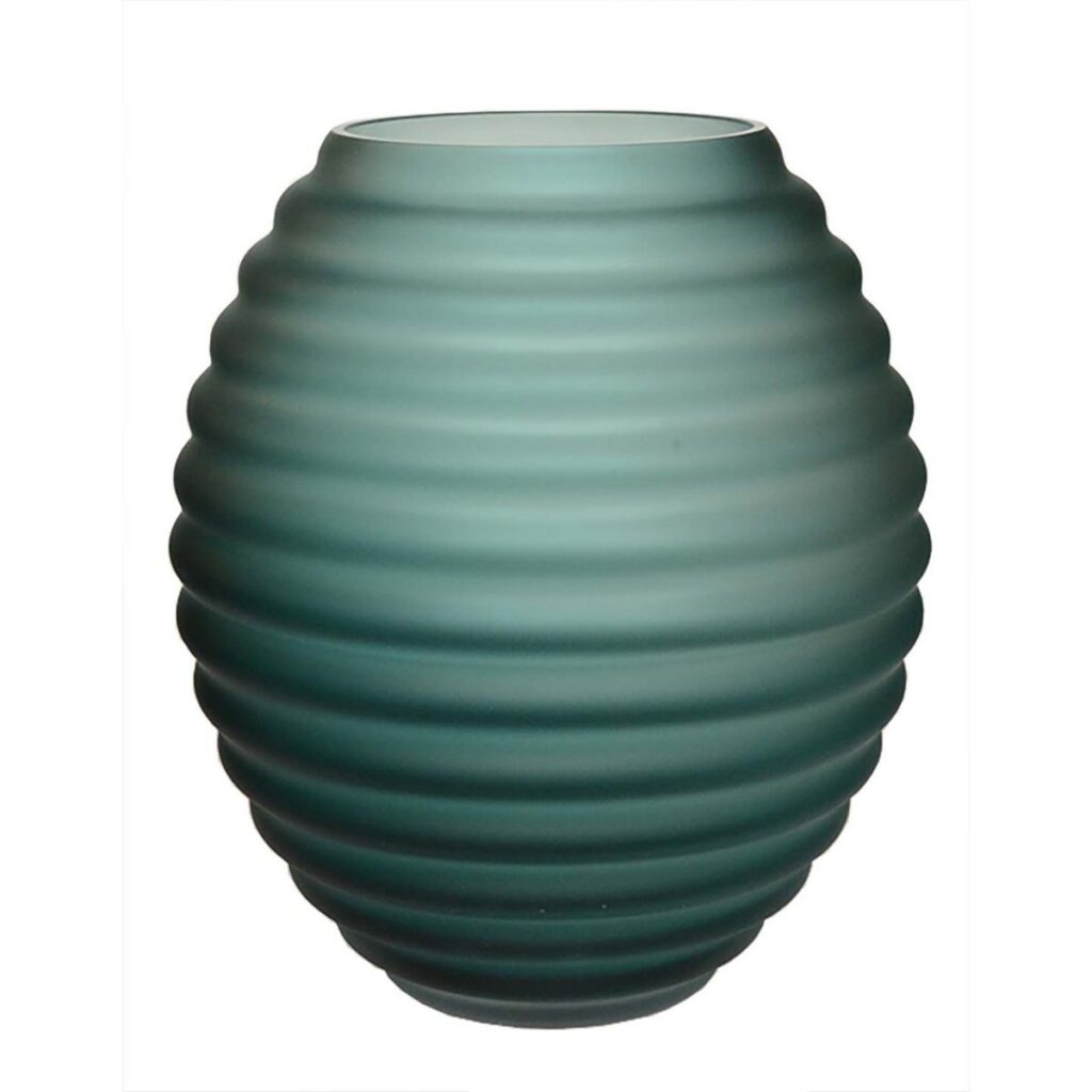 Vaas Chinko satin green 29 x 33 cm | Vase the World