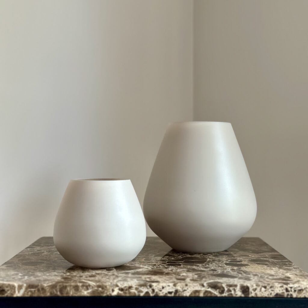 Decoratie set tasman mat ivory | Vase the world