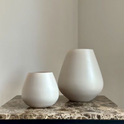 Decoratie set tasman mat ivory | Vase the world