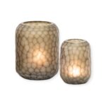 Windlicht vaas smoke look a like bombyxx