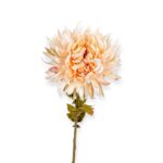 Kunstbloem Chrysant Zalm beige 62 cm