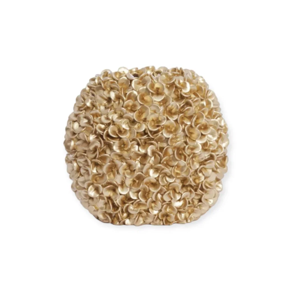 Luxe vaas goud phylia 31,5x17x28 cm