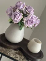 tafeldecoratie set met Lila rozen