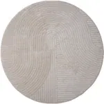 Vloerkleed Ella Beige Rond ø280 cm