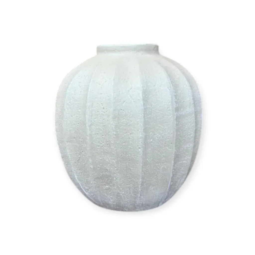 Beige Japandi vaas 26 x 29 cm