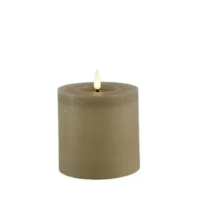 Countryfield LED Kaars Taupe 10 x 10 cm