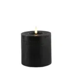 Countryfield LED Kaars zwart 10 x 10 cm