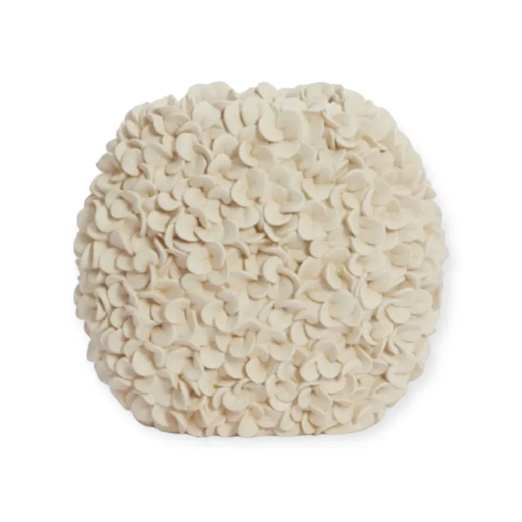 Luxe vaas creme phylia - Light & Living