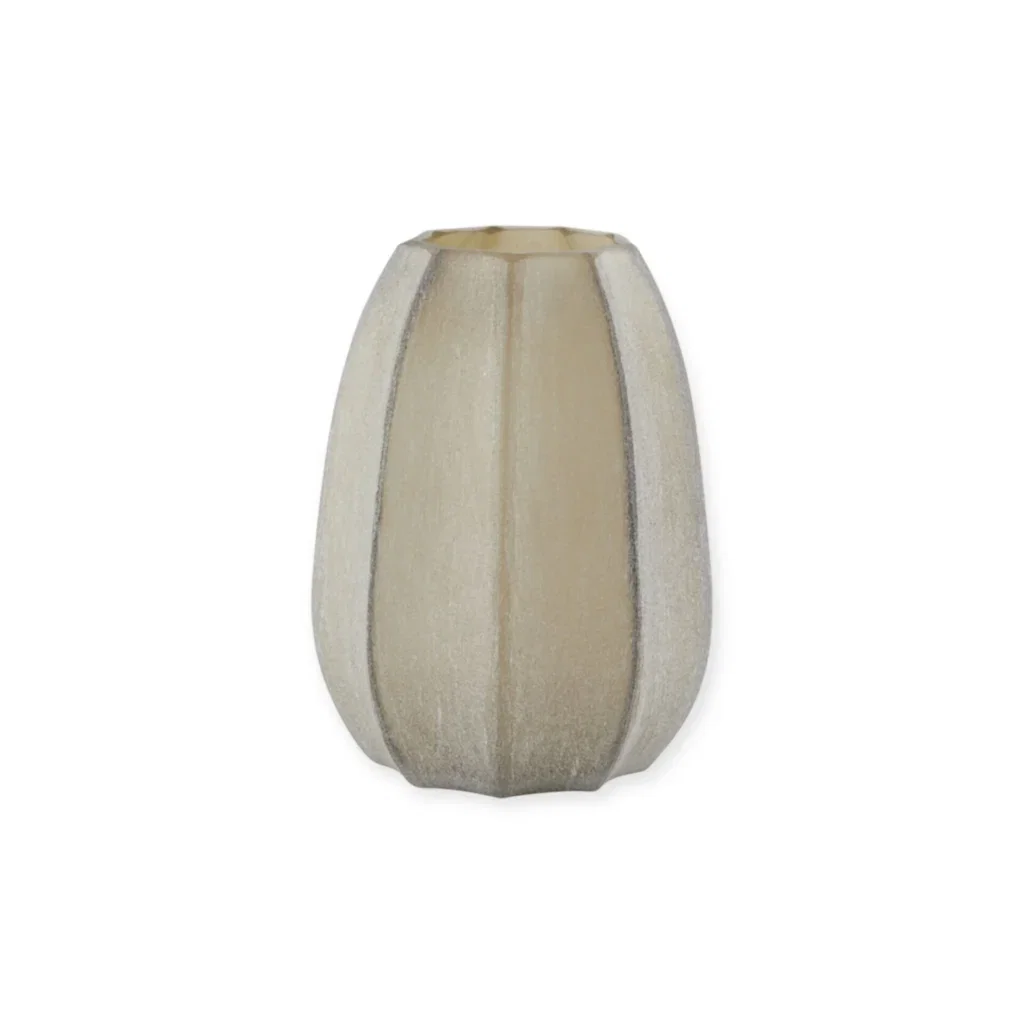 Vaas Windlicht Bradley light brown taupe - Light & Living