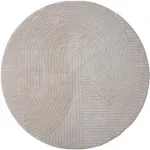 Vloerkleed Ella Beige Rond ø200 cm