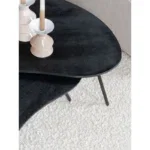 Salontafel Ludo Zwart – Organisch – Set van 2 - Afbeelding 7