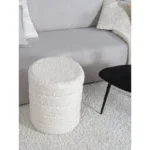 Poef Rosa Naturel 53 x ø43 cm - Afbeelding 2