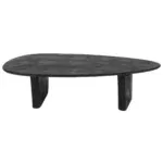 Salontafel Rudo 135 x 75 cm – Zwart Mangohout