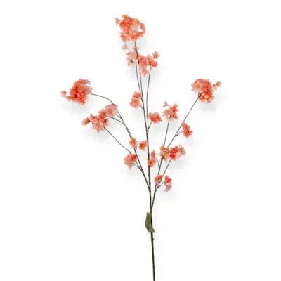 losse zijden bloesem Prunus Malaga Spray Peach 126 cm