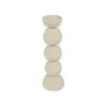 Beige kandelaar Ruby L Japandi - 12x12x36,5cm