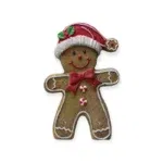 Kerstdecoratie met led - peperkoek/gingerbread