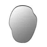 Spiegel Vanessa organisch zwart L