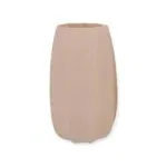 Taupe vaas cozy Bradley 33 cm