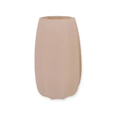 Taupe vaas cozy Bradley 33 cm