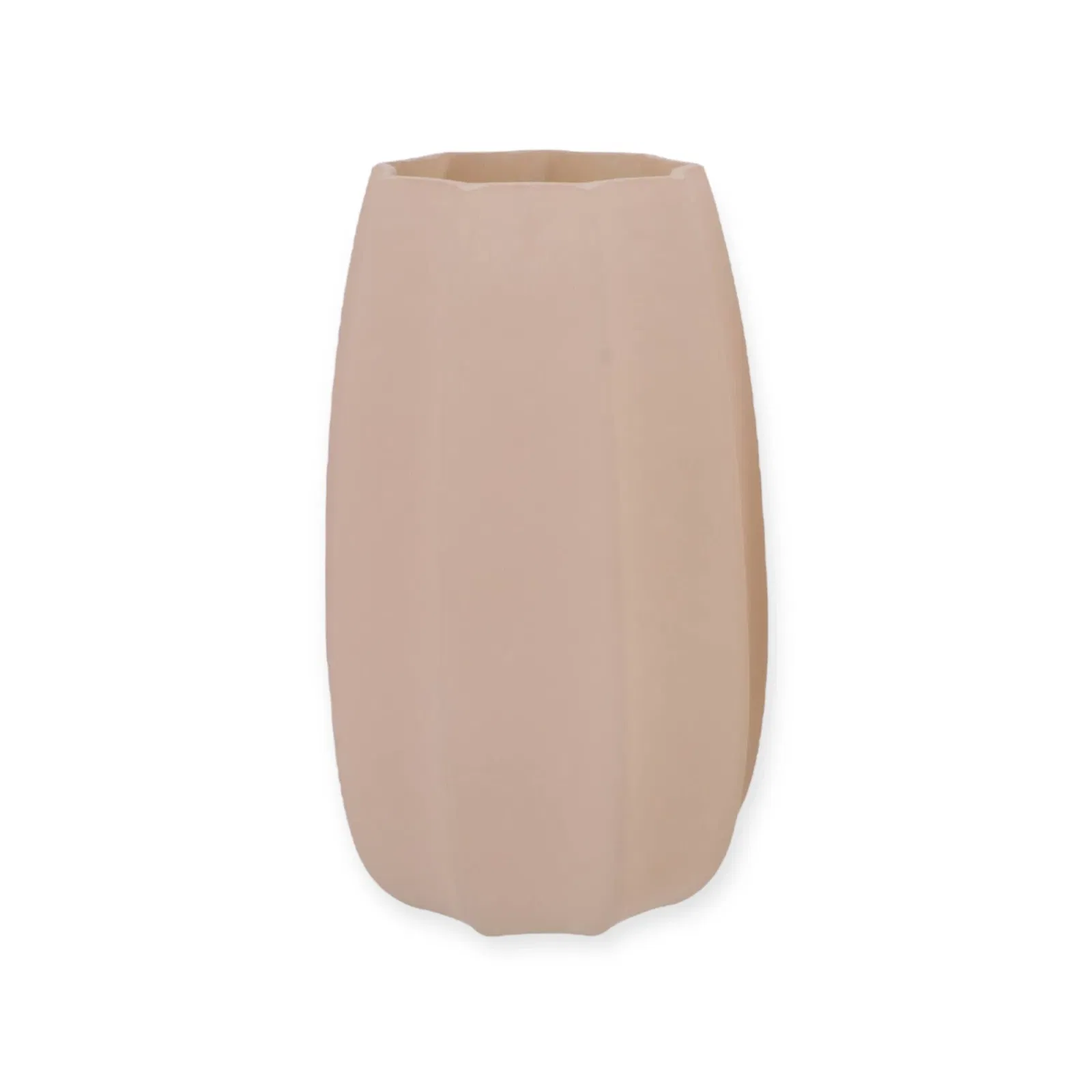 Taupe vaas cozy Bradley 33 cm Taupe vaas cozy Bradley 33 cm