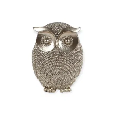 Uil beeld goud - 10 cm