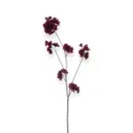 Zijden bloesemtak prunus malaga spray aubergine 84cm