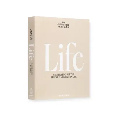 Beige koffietafelboek