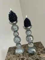 Glazenkandelaren smoke - light & Living