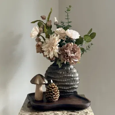 Herfstdecoratie complete set met dienblad