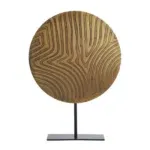 Ornament op voet zahina brons/zwart 40x10x56cm - Light & Living