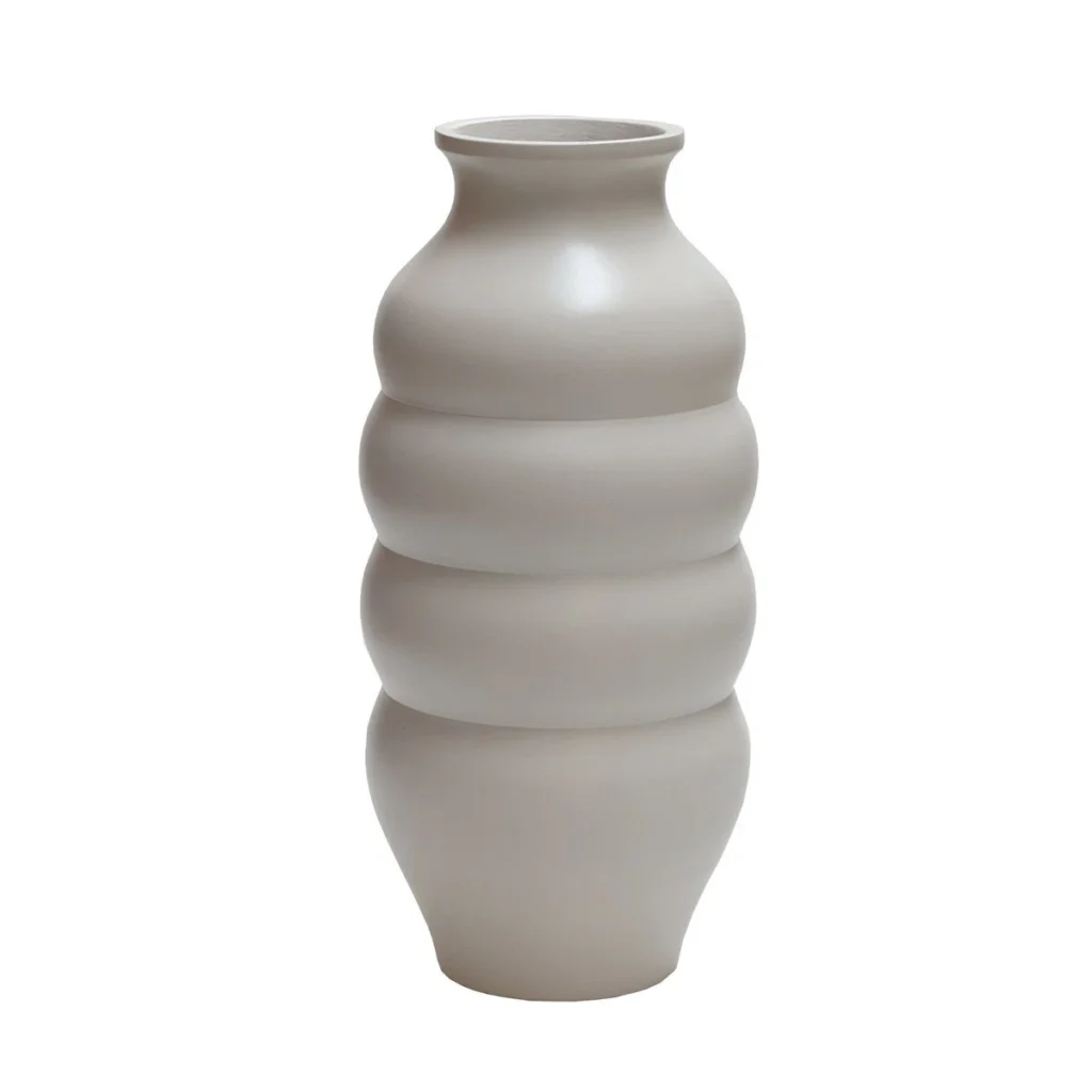 Vase the World | Vaas Carmen ivory Ø12 x H30 cm