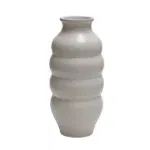 Vase the World | Vaas Carmen ivory Ø12 x H30 cm