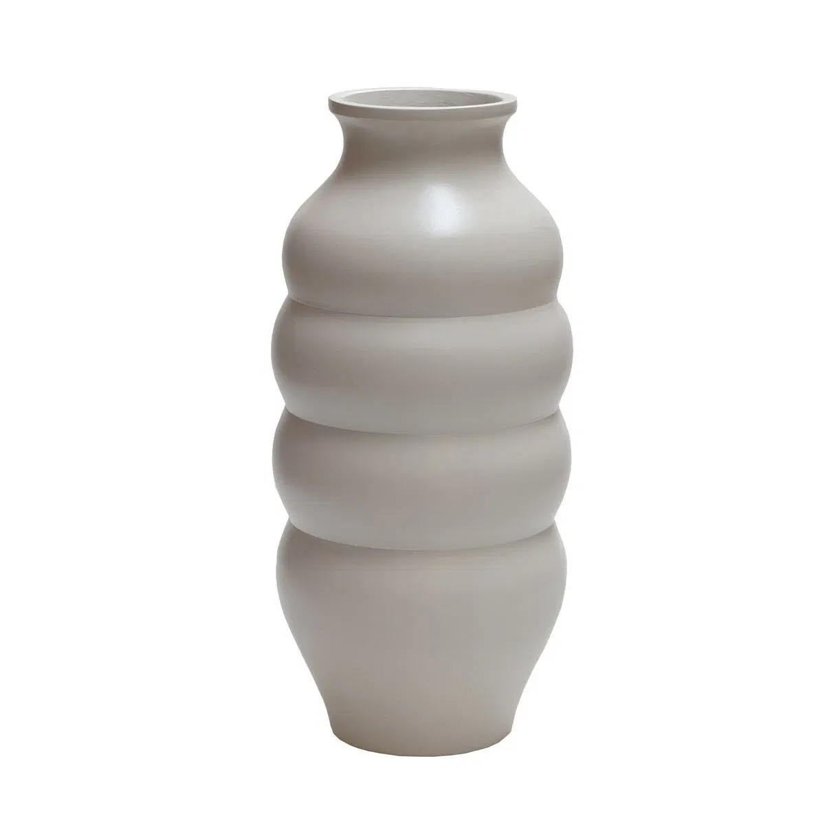 Vase the World | Vaas Carmen ivory Ø12 x H30 cm Vase the World | Vaas Carmen ivory Ø12 x H30 cm