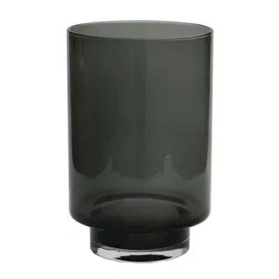 Vase the world | Kaarshouder Thames XS smoke grey Ø14 x H21 cm