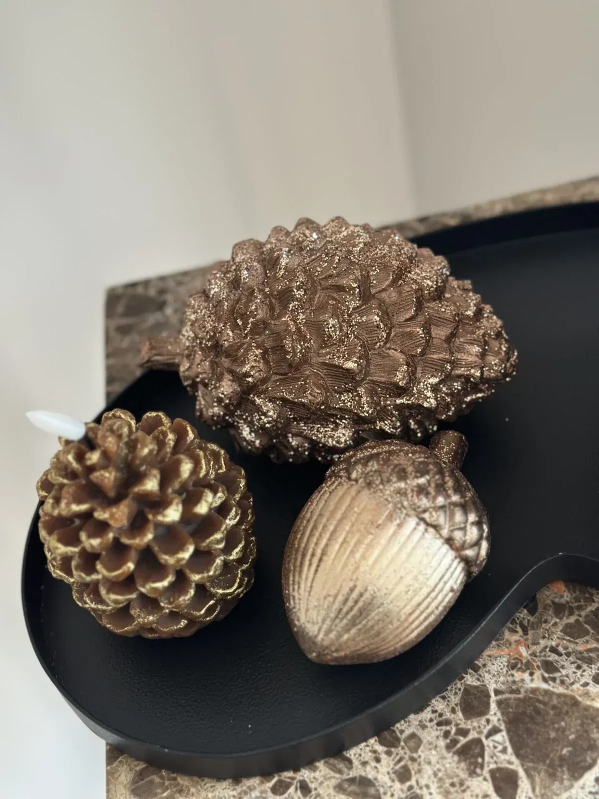 bronze herfstdecoratie