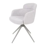 Eetkamerstoel Chase – Bouclé – Naturel - Afbeelding 2