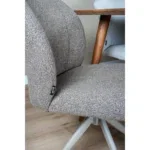 Eetkamerstoel Cosmo – Bouclé – Brown - Afbeelding 4