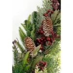 Bodi Druppelvormige Kerstslinger - L110 x B18 x H10 cm - Bordeaux - Afbeelding 2