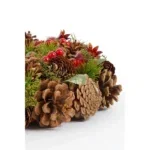 Landon Kerstkrans met Dennenappels - H9 x Ø45 cm - Bruin - Afbeelding 3