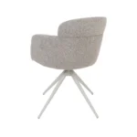 Eetkamerstoel Chase – Bouclé – Brown - Afbeelding 3