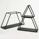 Decoratie Etagère Boom - 3 laags - L50 x B14 x H71 cm - Metaal - Zwart - Afbeelding 4